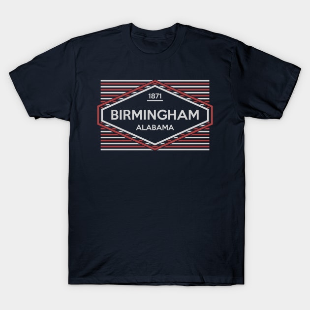 Birmingham Alabama T-Shirt by RAADesigns